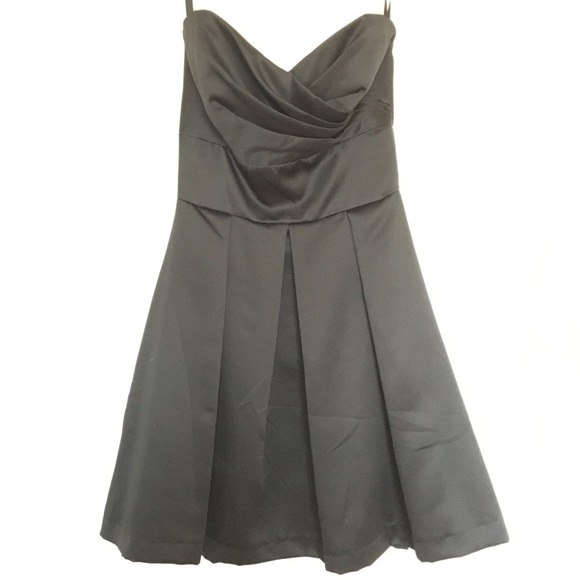 Strapless Black Evening Dress - Picture 2 of 4